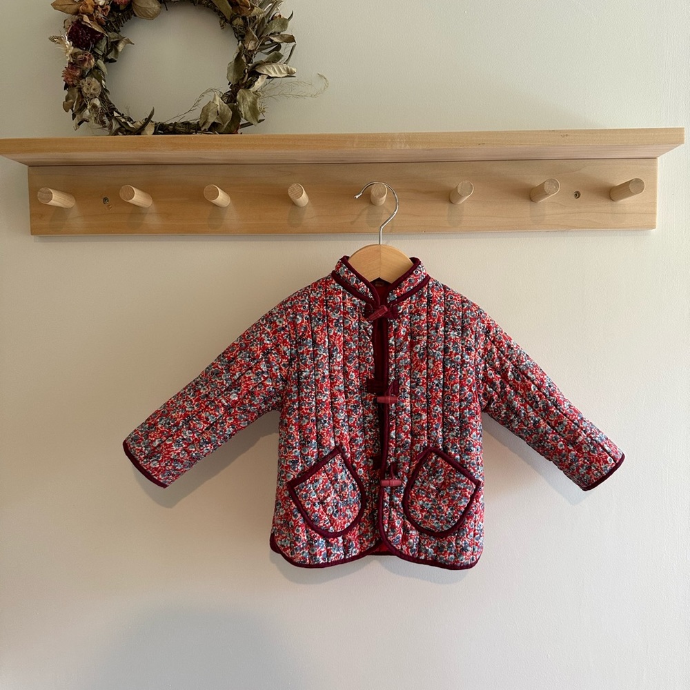 Quilted toddler coat- vintage in perfect condition.